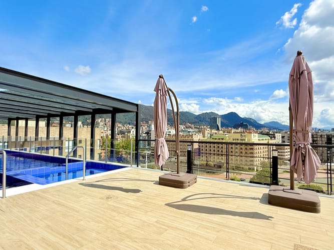 Apartamento de 1 alcoba en arriendo en Chico Norte, Bogotá, 26 m² · foto 22 de 24
