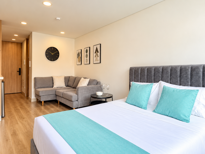 Apartamento de 1 alcoba en arriendo en Chico Norte, Bogotá, 26 m² · foto 17 de 24