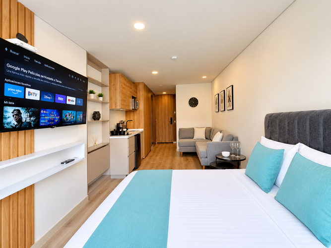 Apartamento de 1 alcoba en arriendo en Chico Norte, Bogotá, 26 m² · foto 13 de 24