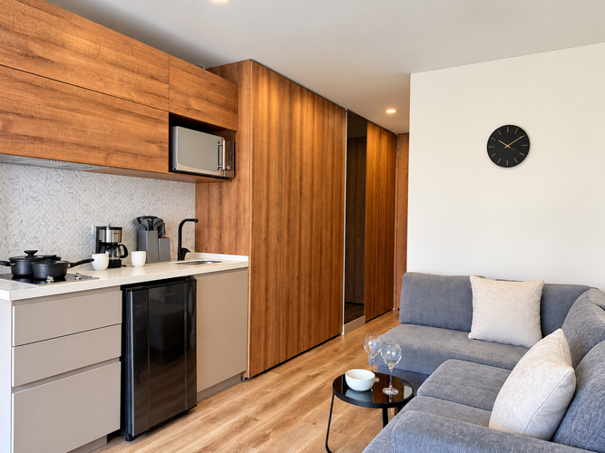 Apartamento de 1 alcoba en arriendo en Chico Norte, Bogotá, 26 m² · foto 9 de 24