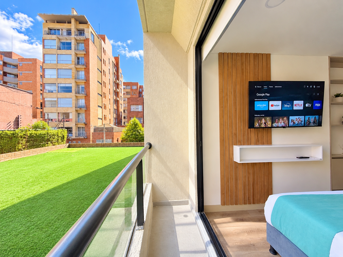 Apartamento de 1 alcoba en arriendo en Chico Norte, Bogotá, 26 m² · foto 3 de 24