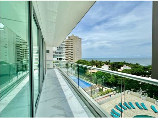 Apartamento de 3 alcobas en venta en Rodadero, Santa Marta, 122 m² · foto 4 de 21