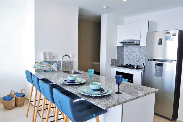Apartamento de 1 alcoba en venta en Bocagrande, Cartagena, 67 m² · foto 5 de 17