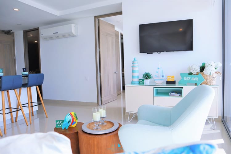 Apartamento de 1 alcoba en venta en Bocagrande, Cartagena, 67 m² · foto 4 de 17