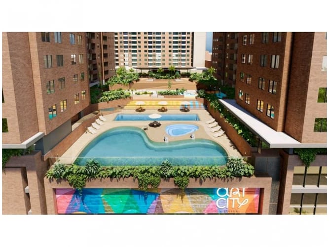 Apartamento de 2 alcobas en venta en Ciudad Del Río, Medellín, 60 m² · foto 4 de 7