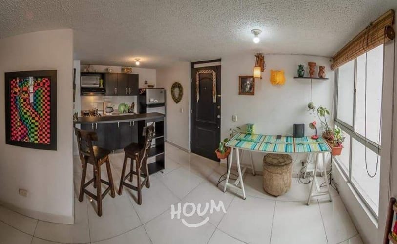 Apartamento de 2 alcobas en arriendo en Boston, Medellín, 35 m² · foto 2 de 12