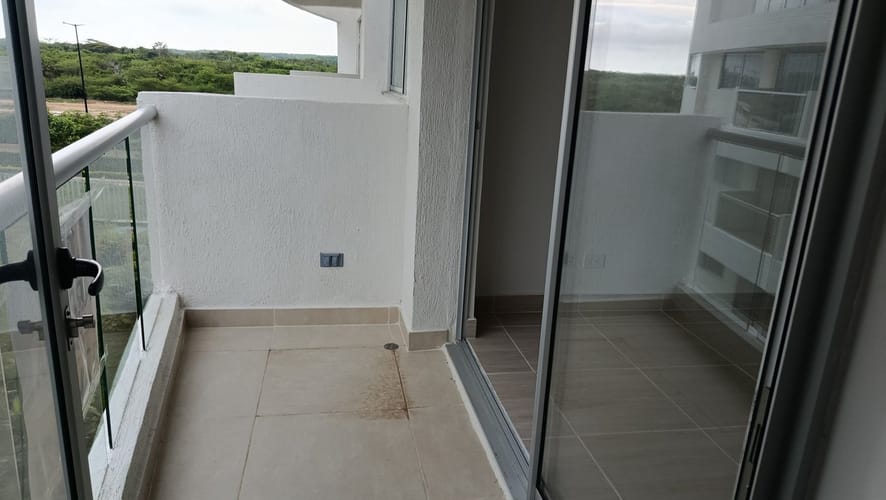 Apartamento de 1 alcoba en arriendo en Serena Del Mar, Cartagena, 38 m² · foto 10 de 12