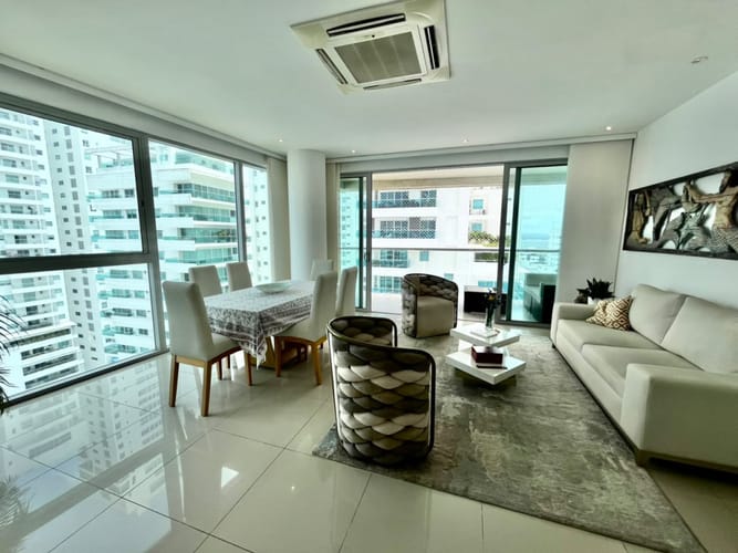 Apartamento de 2 alcobas en venta en Castillogrande, Cartagena, 122 m² · foto 7 de 24
