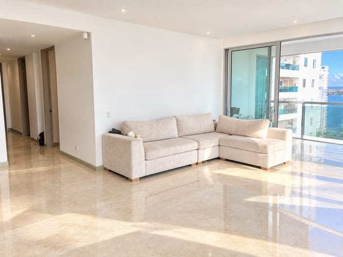 Apartamento de 3 alcobas en venta en Castillogrande, Cartagena, 158 m² · foto 7 de 15