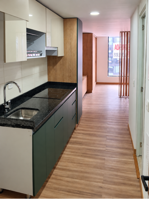 Apartamento de 1 alcoba en arriendo en Modelia, Bogotá, 30 m² · foto 5 de 12