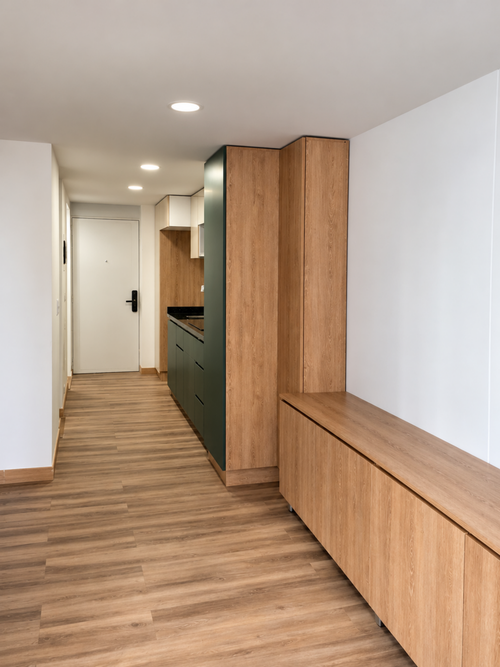 Apartamento de 1 alcoba en arriendo en Modelia, Bogotá, 30 m² · foto 7 de 12