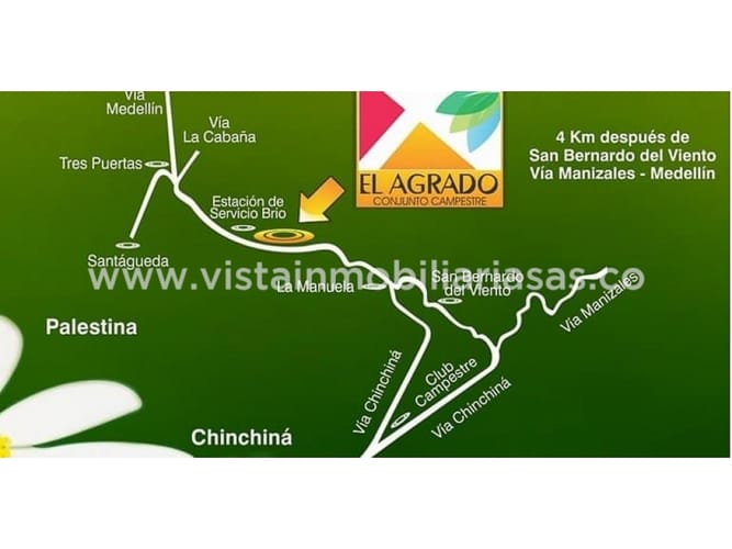 Lote en venta en Condominio Reserva De Los Alamos, Manizales, 1802 m² · foto 6 de 8