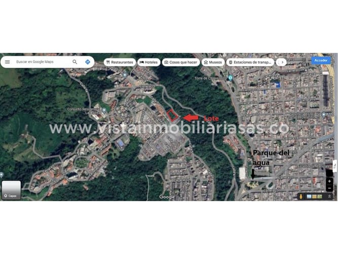 Lote en venta en La Francia, Manizales, 1900 m² · foto 3 de 5
