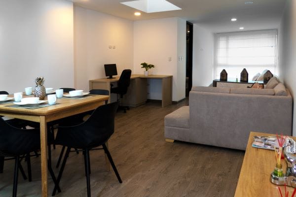 Apartaestudio en arriendo en La Castellana, Bogotá, 59 m² · foto 5 de 9