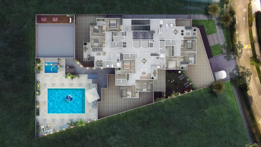 Apartamento de 3 alcobas en venta en Las Lomitas, Sabaneta, 124 m² · foto 8 de 11