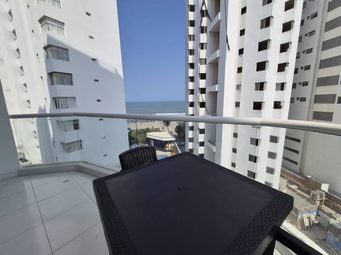 Apartamento de 1 alcoba en arriendo en Bocagrande, Cartagena, 52 m² · foto 7 de 16