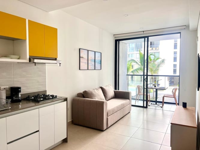 Apartamento de 1 alcoba en venta en Pozos Colorados, Santa Marta, 45 m² · foto 7 de 10