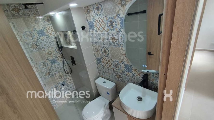 Apartamento de 2 alcobas en arriendo en Bucaros, Bello, 50 m² · foto 15 de 16