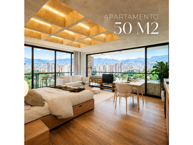 Apartamento de 2 alcobas en venta en Oviedo, Medellín, 102 m² · foto 2 de 14