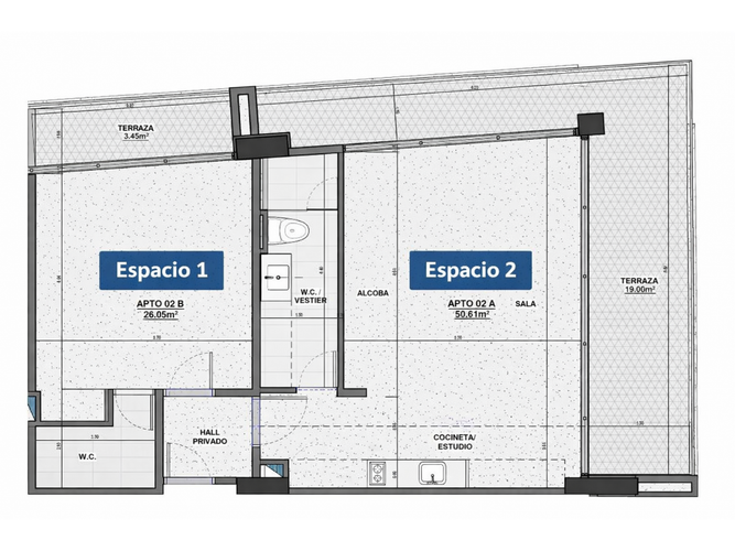 Apartamento de 2 alcobas en venta en Oviedo, Medellín, 102 m² · foto 9 de 14