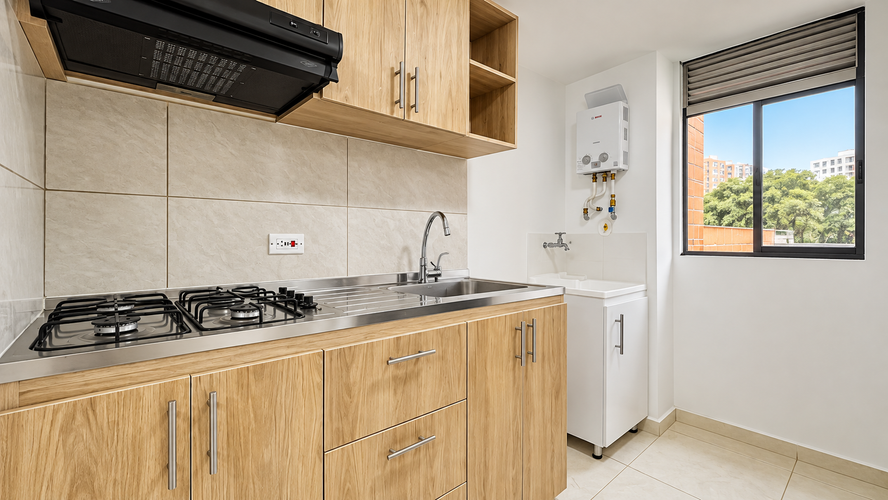 Apartamento de 2 alcobas en venta en El Poblado Ii Etapa, Pereira, 40 m² · foto 2 de 5