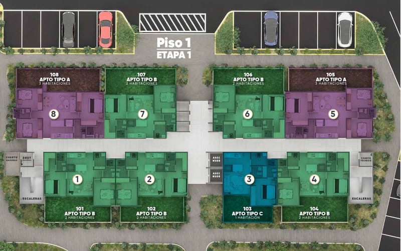 Apartamento de 3 alcobas en venta en La Esmeralda, Dosquebradas, 86 m² · foto 11 de 12