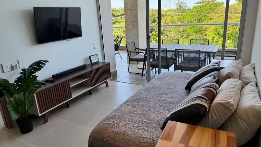 Apartamento de 1 alcoba en arriendo en La Boquilla, Cartagena, 48 m² · foto 10 de 13