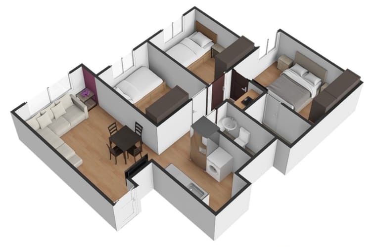 Apartamento de 3 alcobas en venta en Ub Alicante, Mosquera, 48 m² · foto 13 de 20