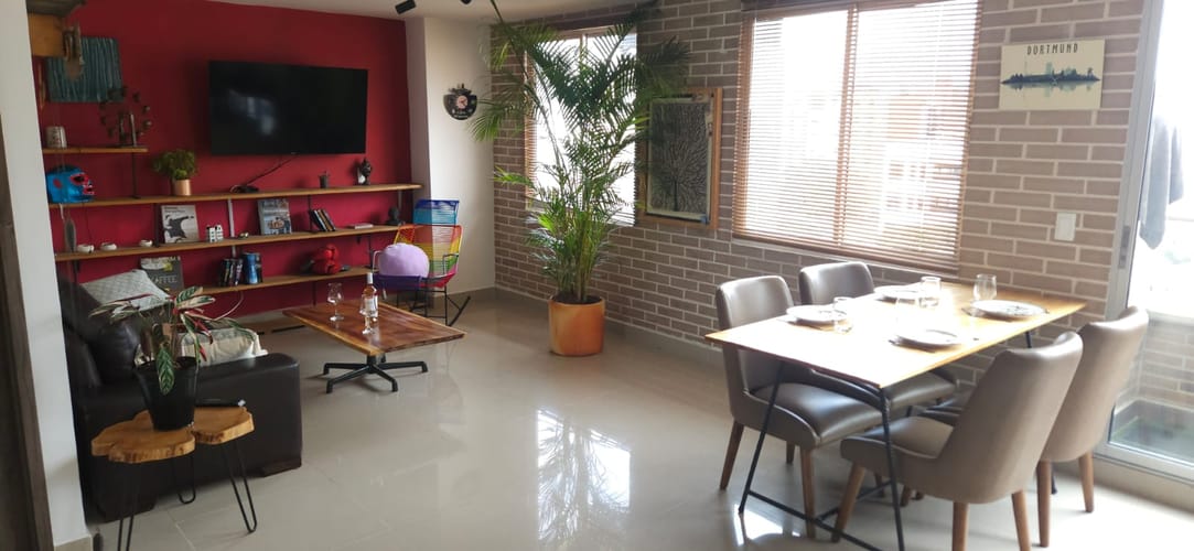 Apartamento de 2 alcobas en arriendo en Laureles, Medellín, 88 m² · foto 5 de 9