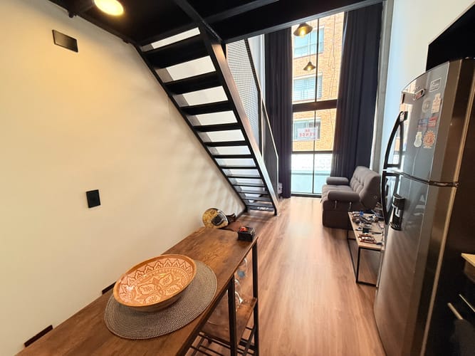 Apartamento de 1 alcoba en arriendo en Quinta Paredes, Bogotá, 24 m² · foto 10 de 24
