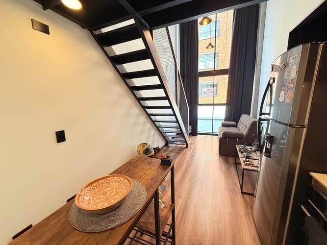 Apartamento de 1 alcoba en arriendo en Quinta Paredes, Bogotá, 24 m² · foto 11 de 24