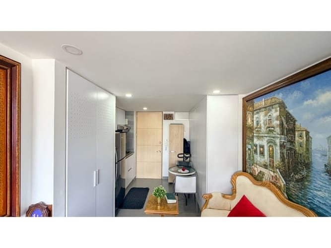 Apartamento de 1 alcoba en venta en Niza, Bogotá, 22 m² · foto 3 de 10