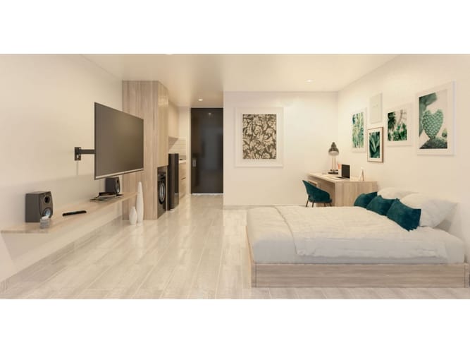 Apartaestudio en venta en La Inmaculada, Envigado, 26 m² · foto 2 de 3