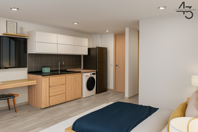Apartaestudio en venta en Quinta Paredes, Bogotá, 25 m² · foto 2 de 4