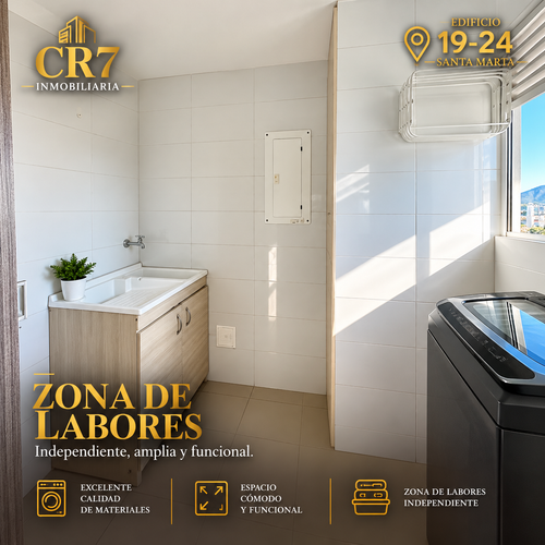 Apartamento de 3 alcobas en venta en Jardin, Santa Marta, 120 m² · foto 2 de 12