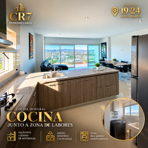 Apartamento de 3 alcobas en venta en Jardin, Santa Marta, 120 m² · foto 10 de 12