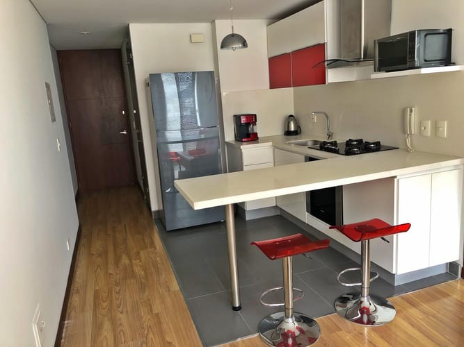 Apartamento de 1 alcoba en venta en Santa Barbara, Bogotá, 41 m² · foto 3 de 10