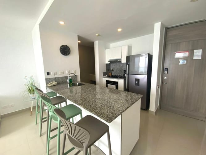 Apartamento de 1 alcoba en venta en Bocagrande, Cartagena, 66 m² · foto 8 de 18