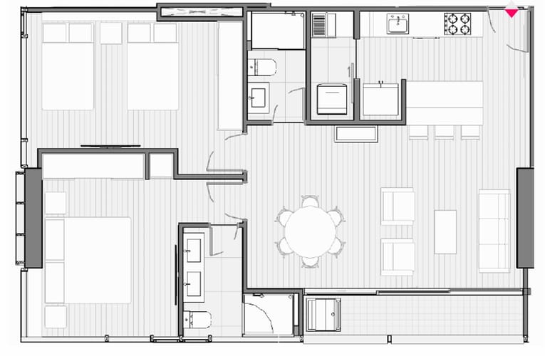 Apartamento de 2 alcobas en venta en Chico Norte, Bogotá, 90 m² · foto 9 de 17