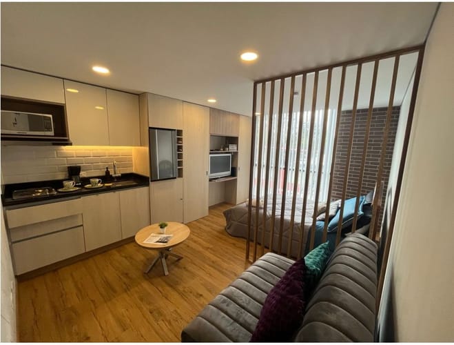 Apartaestudio en venta en San Luis, Bogotá, 21 m² · foto 3 de 7