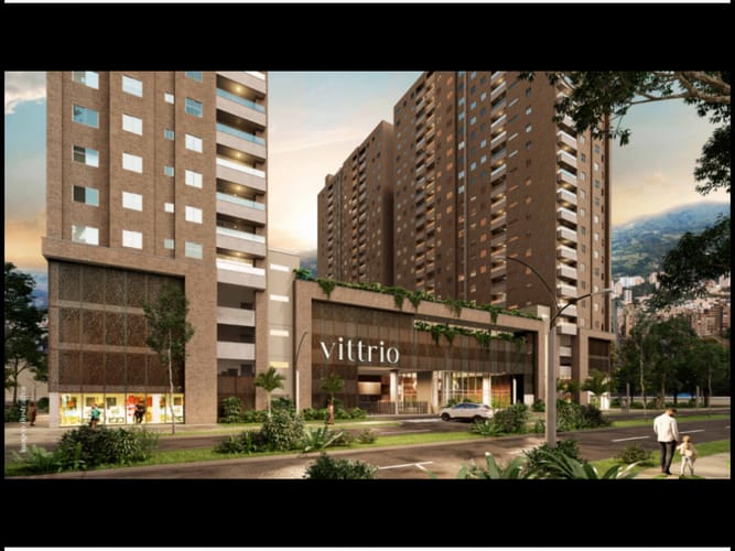 Apartamento de 2 alcobas en venta en Las Vegas, Medellín, 60 m² · foto 5 de 6