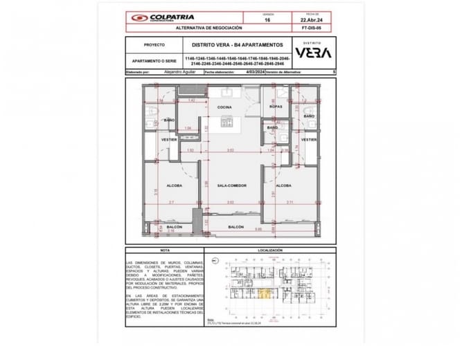 Apartamento de 2 alcobas en venta en Ciudad Del Río, Medellín, 72 m² · foto 2 de 2
