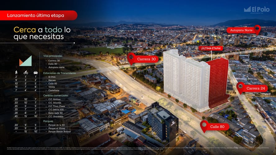 Apartaestudio en venta en Barrios Unidos, Bogotá, 40 m² · foto 7 de 7