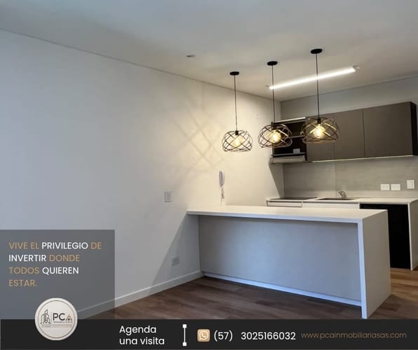 Apartaestudio en arriendo en Chico, Bogotá, 40 m² · foto 2 de 15