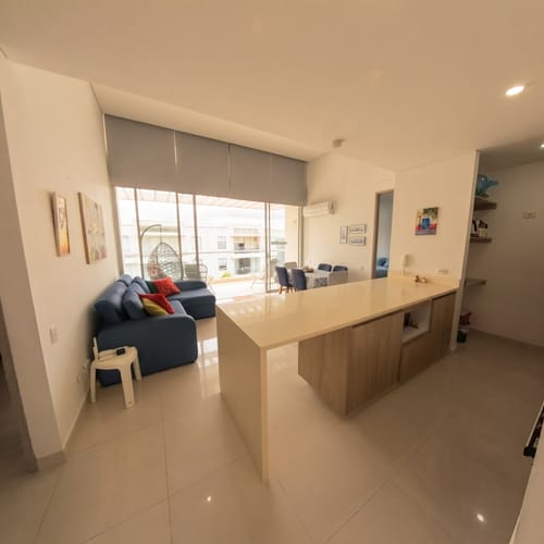 Apartamento de 2 alcobas en arriendo en Serena Del Mar, Cartagena, 88 m² · foto 3 de 24