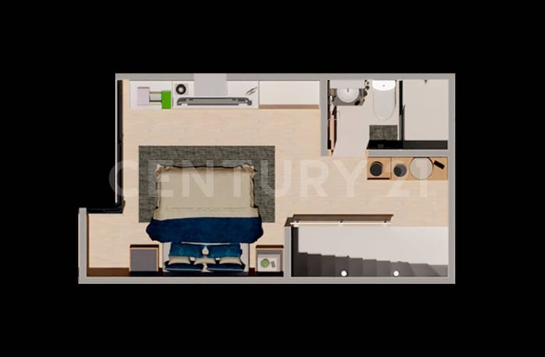 Apartaestudio en venta en Bonanza, Bogotá, 42 m² · foto 5 de 10