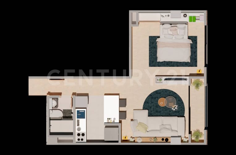 Apartaestudio en venta en Bonanza, Bogotá, 45 m² · foto 3 de 8