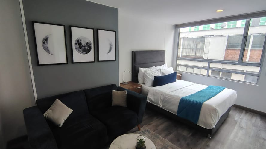 Apartaestudio en arriendo en Las Aguas, Bogotá, 20 m² · foto 3 de 14