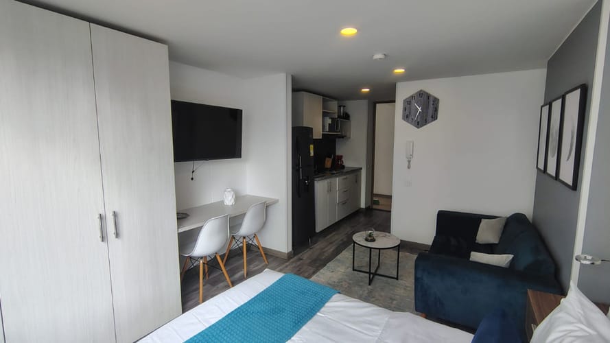 Apartaestudio en arriendo en Las Aguas, Bogotá, 20 m² · foto 5 de 14