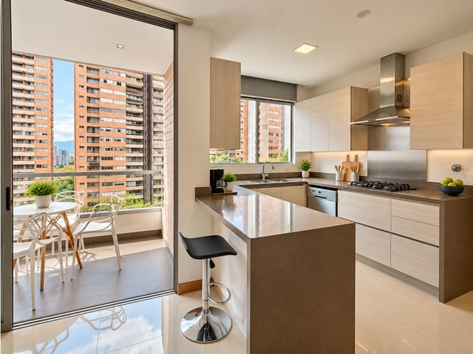 Apartamento de 3 alcobas en arriendo en La Florida, Medellín, 200 m² · foto 4 de 24
